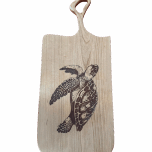 Sea Turtle Wooden Charcuterie Board