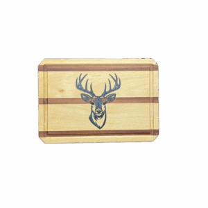 Buck Engraving Inlay Hardwood Serving Board